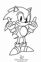 Sonic Coloring Pages FREE 2025  And Learn sketch template