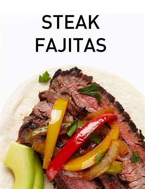 Marinated until tender and grilled until juicy, these easy and delicious Flank Steak Fajitas ...