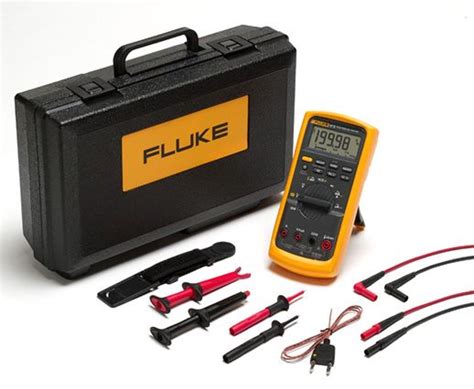 Fluke 87V/E Industrial Electrician Combo Kit, Includes Fluke 87V Multimeter and Accessories ...