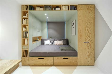 Stylish Bedroom Design For Teenager With Multifunctional Box ...