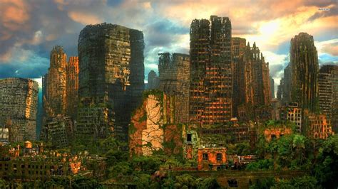 Apocalyptic City Wallpapers - Top Free Apocalyptic City Backgrounds ...