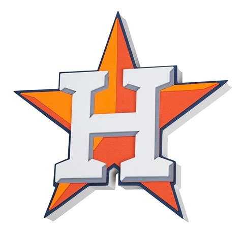 Houston Astros 3D Fan Foam Logo Sign | Houston astros, Houston, Logo sign