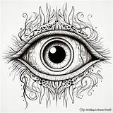 Free Printable coloring Picture Of Eyes Download  sketch template