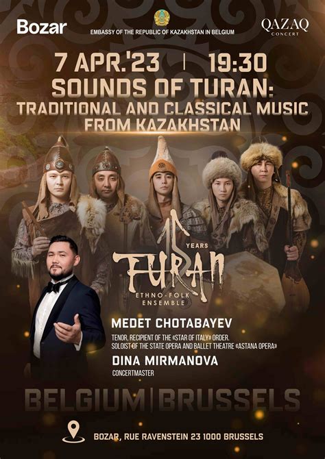 Traditional and classical music from Kazakhstan to hit Brussels ...