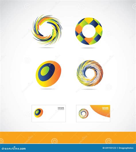 Circle swirl logo stock vector. Illustration of logotype - 69193123