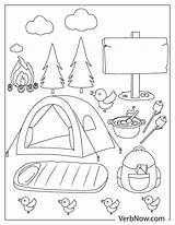 Free Printable Camping Coloring Pages sketch template