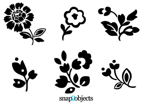 Free Vector Flower Silhouette, Download Free Vector Flower Silhouette png images, Free ClipArts ...