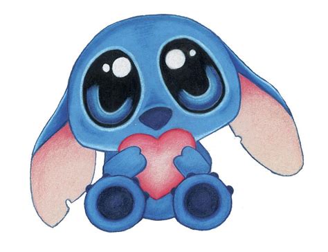 Stitch _ Love | Stitch drawing, Drawings, Cute stitch