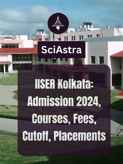 IISER Kolkata: Admission 2024, Courses, Fees, Cutoff, Placements ...