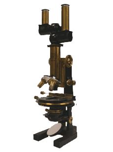 Carl Zeiss Jena Brass/Black Mirrored Antique/Vintage Binocular Microscope | New York Microscope ...