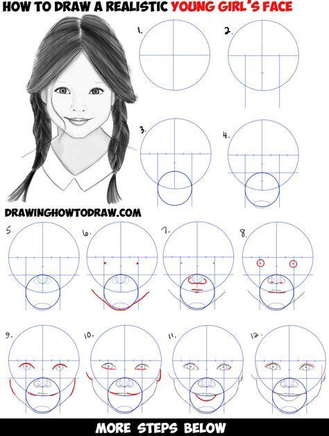 Female Face Drawing Step By Step - DRAWING IDEAS