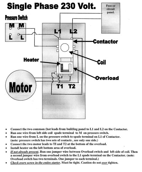 Electric Motor Wiring Diagram Single Phase