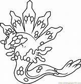 Zygarde Pokemon Coloring Page For Kids  Free Printable sketch template