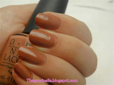 OPI 'Chocolate Moose' Brown Nail Polish Swatch and Review