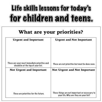 How to Decide Your Priorities: A Worksheet & Activity (Back to School)