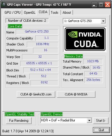 GPU Caps Viewer: Graphics card and GPU information utility, OpenGL ...