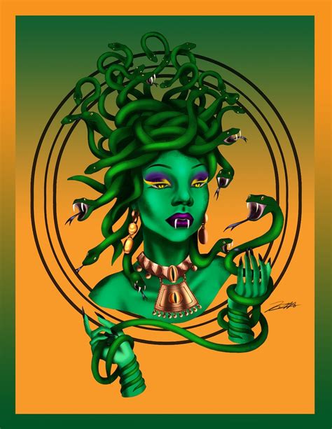 Medusa Goddess Greek Art Print Greek Art Greek Mythology - Etsy UK