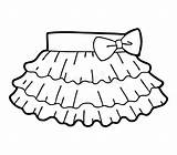 Skirt Coloring Pages Clipart Poodle Clip Skirts Colouring Cliparts Kids  sketch template