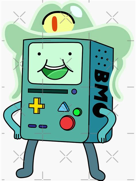 "BMO" Sticker for Sale by plushism | Redbubble