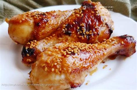 Citra's Home Diary: Very easy Oven Roasted Teriyaki Chicken