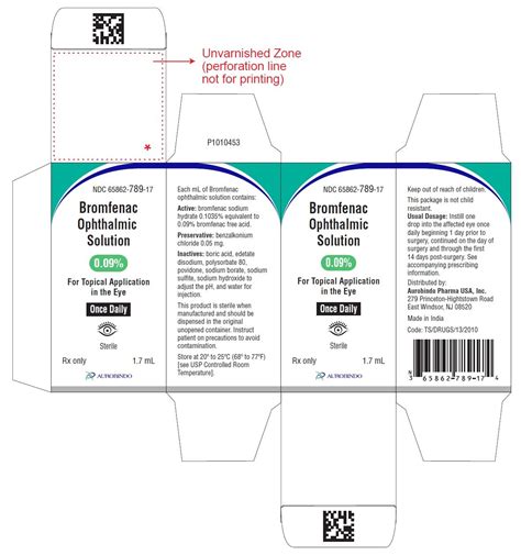 Bromfenac Ophthlamic Solution - FDA prescribing information, side ...