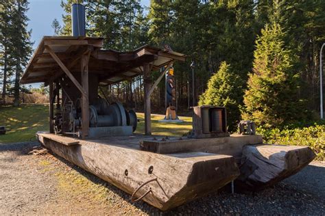 1916 Empire Steam Donkey at the Museum - Campbell River Museum