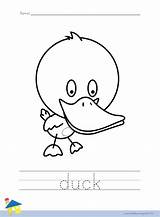 Duck Coloring Worksheet – The Learning Site sketch template