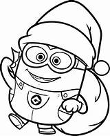 Christmas Minions coloring Pages  BestAppsForKidscom sketch template