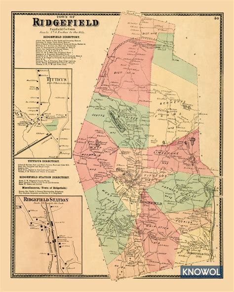 Printable CT Town Map