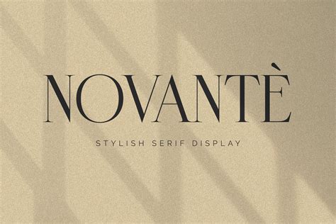 Novante | Display Serif | Stunning Display Fonts ~ Creative Market