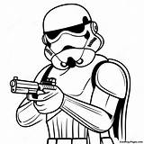 Storm Trooper With Blaster Coloring Page  Pagescom sketch template