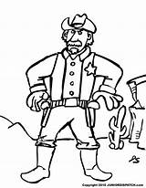 Sheriff Coloring Pages For Kids sketch template