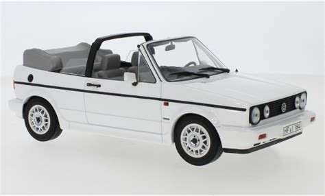 Diecast model cars Volkswagen Golf 1/18 Norev I Cabriolet white 1992 ...