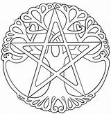 Wiccan To Color Coloring Page  Free Printable Pages For Kids sketch template