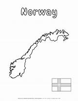 Norway Map Coloring Page  Fun And Educational Activity sketch template