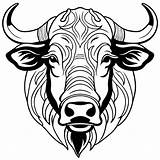 Nature water buffalo coloring Page Coloring Jungle sketch template