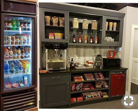 Concession stand for the theater | Home cinema room, At home movie theater, Media room ideas ...