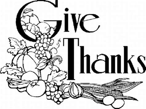 Happy Thanksgiving 2017 Clipart Free Black and White, Banner, Border