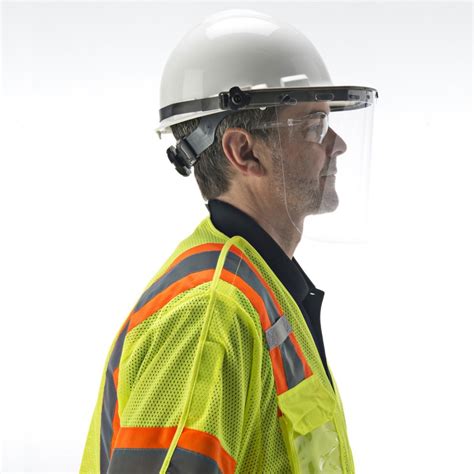 Hard Hat Face Shield | Duo-Safety™ Tritan™ Face Shield | CF Recycler Supply