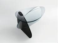 Glass coffee table KAT By Tonelli Design design Karim Rashid