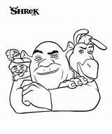 Shrek And Donkey For Kids Printable Free Coloring Pages sketch template