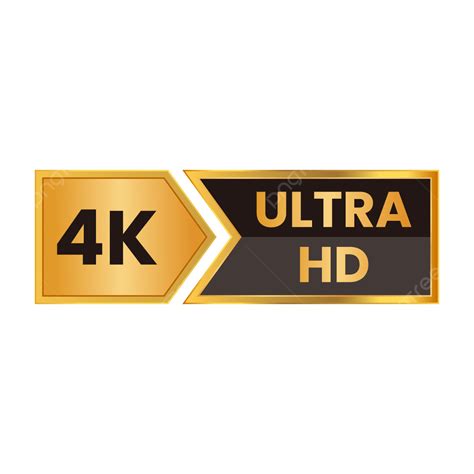 4K Ultra HD Logo.png Transparent