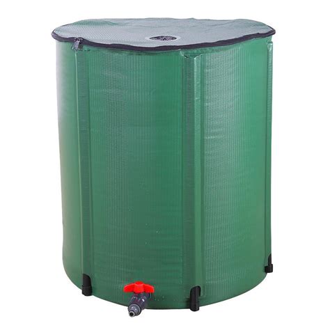 50 Gallon Rain Barrel Folding Portable Water Collection Tank Storage Outdoor | eBay