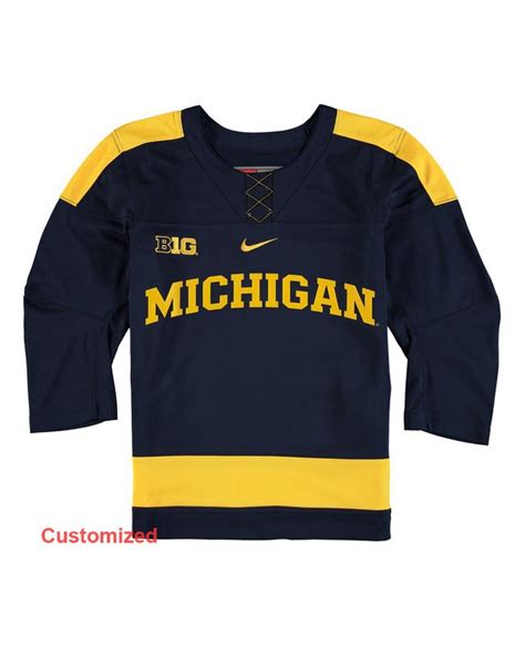 Custom Michigan Wolverines Hockey Jerseys,Customized Michigan Wolverines Hockey Uniforms