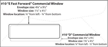 Envelope address window template - militarybda