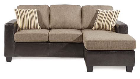 Homelegance Best Reversible Sectional Sofa Chaise with 2 Pillows