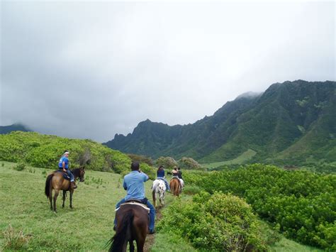 Horseback Riding- Kualoa Ranch- Oahu (where Jurrasic Park, Lost & many more, were filmed ...