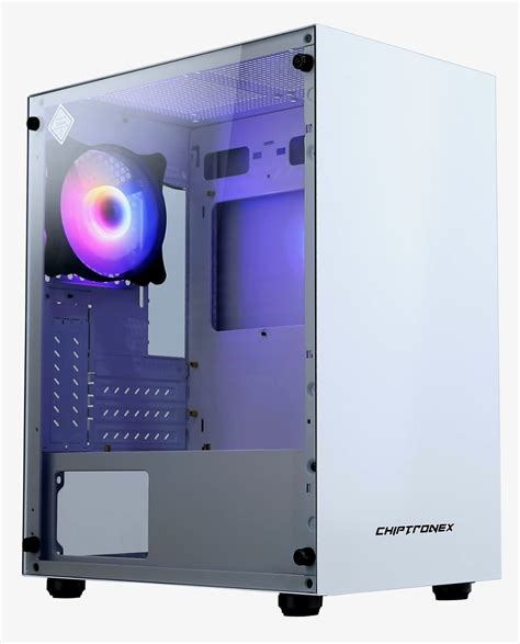 Buy CHIPTRONEX SILENT NXT3 WHITE Mid Tower Gaming case with 1x120mm ...