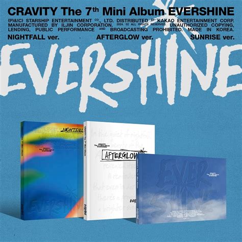 CRAVITY Mini Album Vol. 7 - EVERSHINE (3 Version Set) | KPOPMART.COM