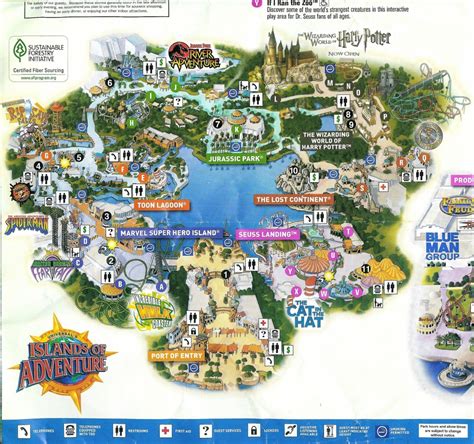 Universal Studios Florida Park Map
